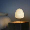 Lampe en papier de riz - éclairage japonais - vue d'ensemble