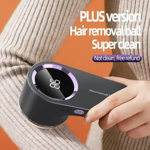 Épileur à tissu LED rechargeable - vue d'ensemble