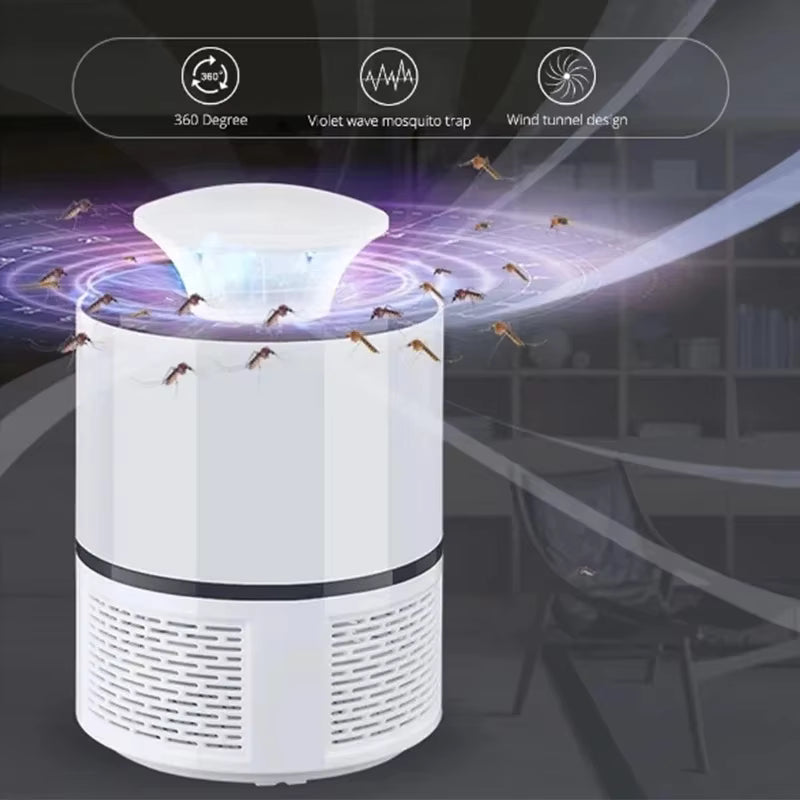 Lampe Anti-Moustiques UV | Protection Naturelle & Silencieuse
