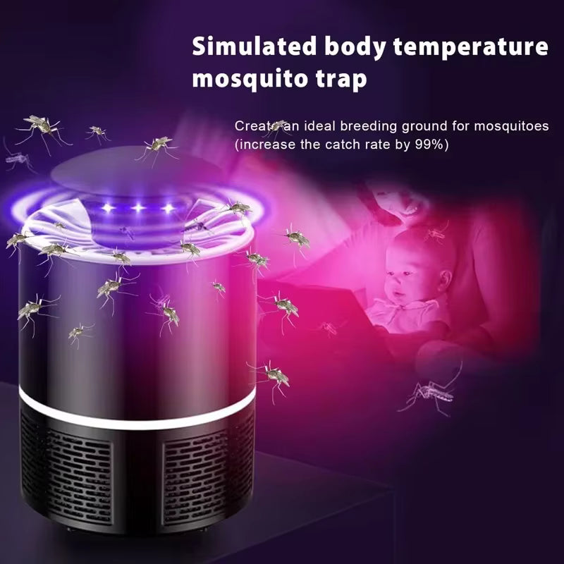 Lampe Anti-Moustiques UV | Protection Naturelle & Silencieuse