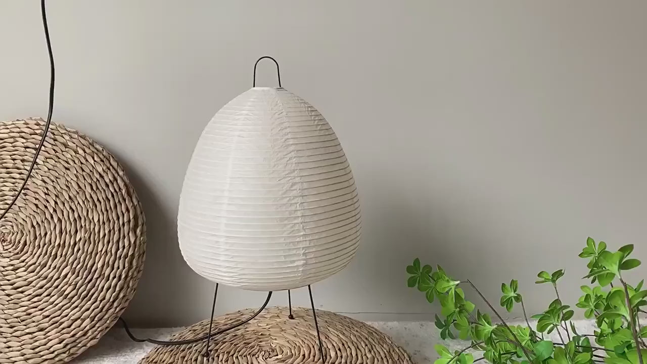 Lampe en Papier de Riz | Élégance Japonaise & Lumière Douce