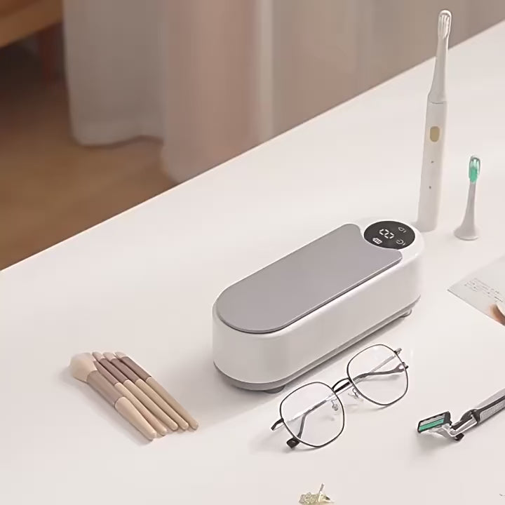 Nettoyeur de Lunettes Ultrasonique Sans Fil