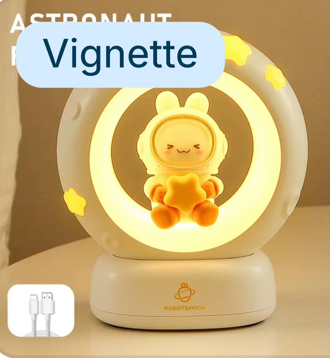 Lampe Lapin LED | Veilleuse Douce & Magique pour Enfants