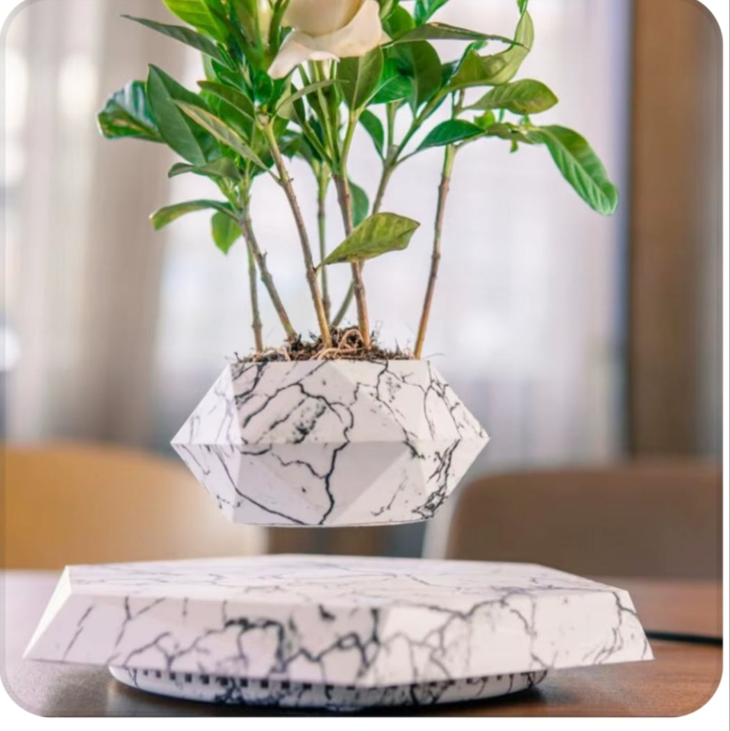Pot Bonsaï Flottant | Lévitation Magnétique & Déco Zen